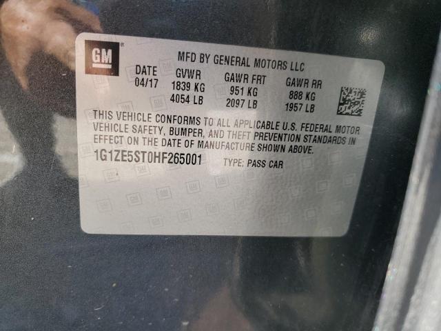 2017 CHEVROLET MALIBU LT - 1G1ZE5ST0HF265001