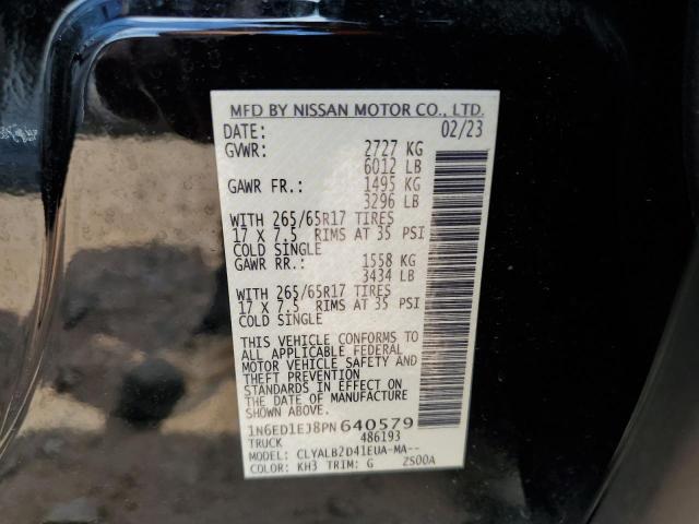 2023 NISSAN FRONTIER S - 1N6ED1EJ8PN640579