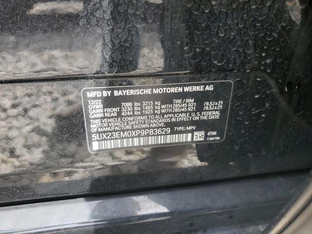 2023 BMW X7 XDRIVE4 5UX23EM0XP9P83629