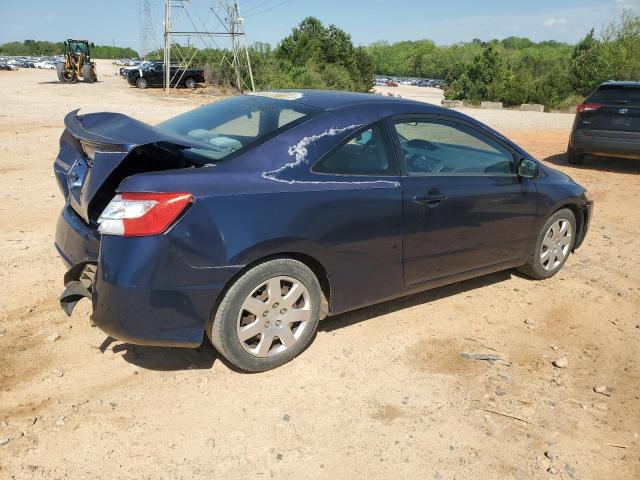 HONDA CIVIC LX 2008 blue  gas 2HGFG12628H535126 photo #4