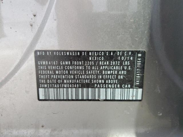 2015 VOLKSWAGEN GOLF - 3VW217AU1FM043491