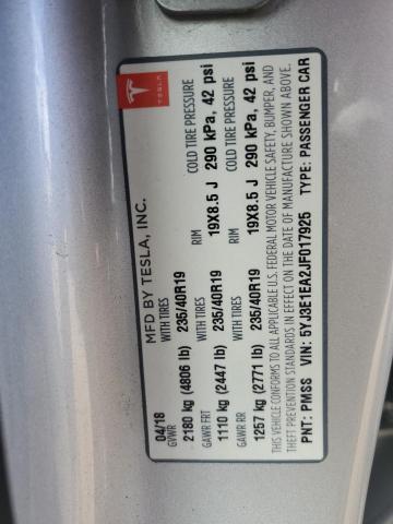 2018 TESLA MODEL 3 - 5YJ3E1EA2JF017925