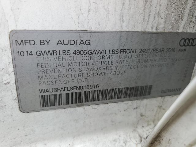 2015 AUDI A4 PREMIUM - WAUBFAFL8FN018916