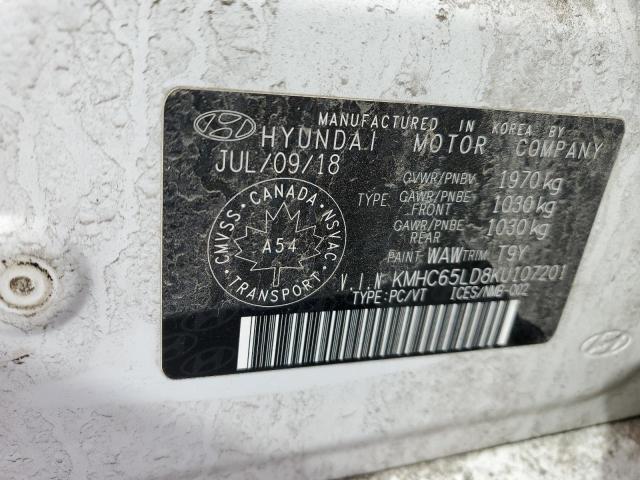 2019 HYUNDAI IONIQ - KMHC65LD8KU107201