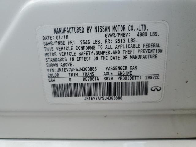2018 INFINITI Q50 LUXE - JN1EV7AP5JM363886