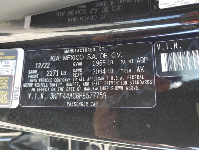 2023 KIA FORTE GT 3KPF44AC6PE577759