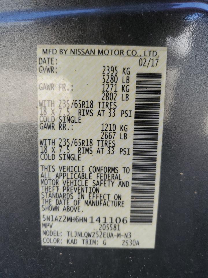 Nissan Murano s 2017