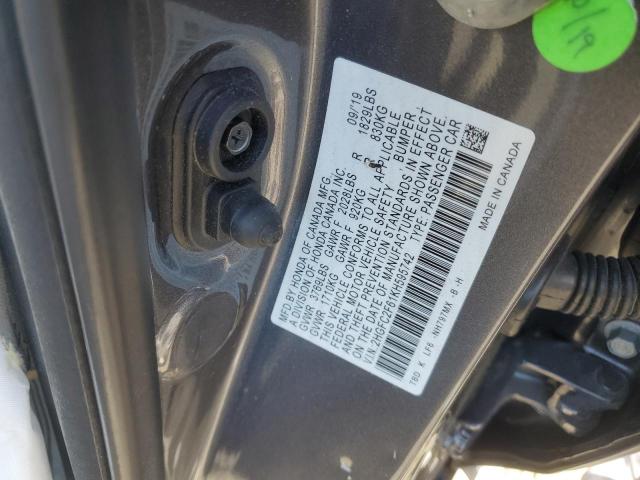 2019 HONDA CIVIC LX - 2HGFC2F61KH595742