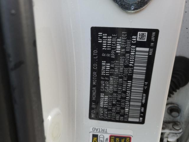 2018 HONDA CLARITY JHMZC5F19JC017468