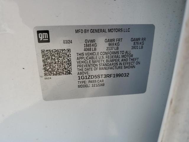 2024 CHEVROLET MALIBU LT - 1G1ZD5ST3RF199032