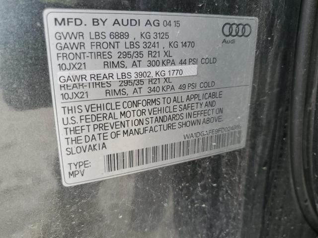 2015 AUDI Q7 PRESTIG - WA1DGAFE9FD024959