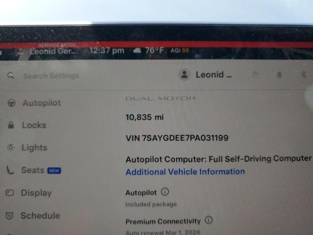2023 TESLA MODEL Y - 7SAYGDEE7PA031199