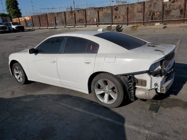 DODGE CHARGER SX 2018 white  flexible fuel 2C3CDXHG7JH216022 photo #3