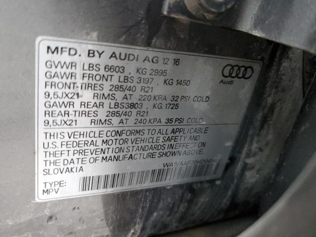 2017 AUDI Q7 PRESTIG - WA1VAAF70HD041420