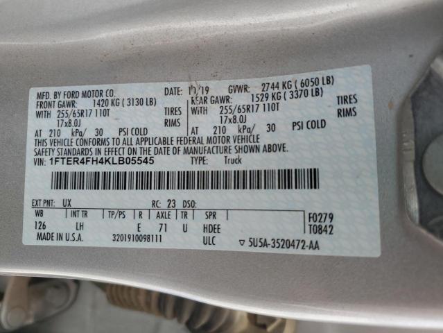 2019 FORD RANGER XL - 1FTER4FH4KLB05545