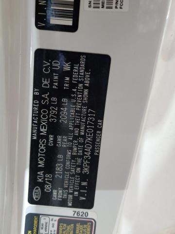 2019 KIA FORTE GT L - 3KPF34AD7KE017317