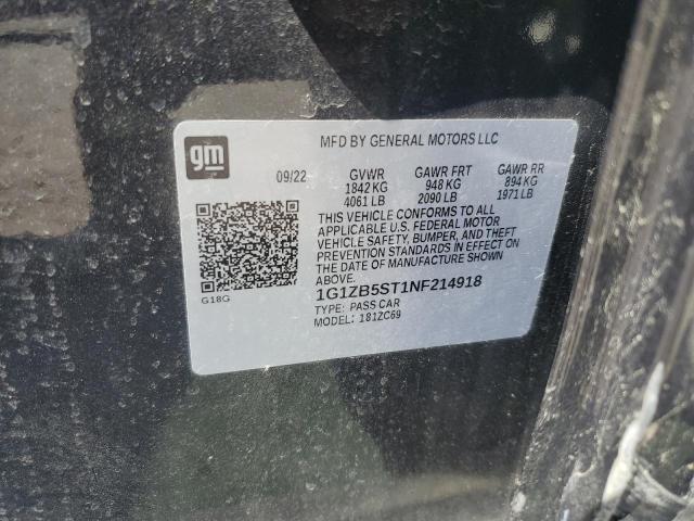 2022 CHEVROLET MALIBU LS - 1G1ZB5ST1NF214918