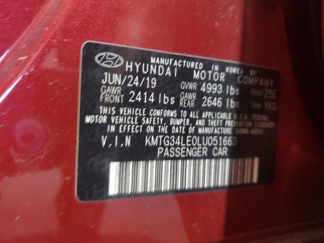 2020 GENESIS G70 PRESTI - KMTG34LE0LU051663