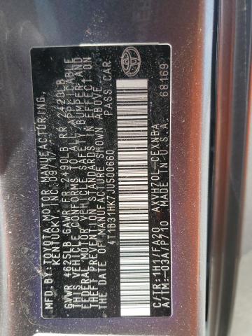 2018 TOYOTA CAMRY LE - 4T1B31HK7JU500660