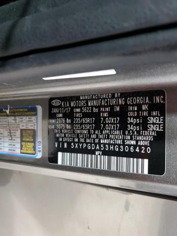 2017 KIA SORENTO LX - 5XYPGDA53HG306420