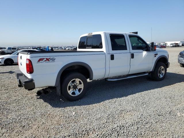 FORD F250 SUPER 2008 white crew pic diesel 1FTSW21R18ED51921 photo #4