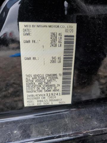 2020 NISSAN ALTIMA SR - 1N4BL4CVXLN319241