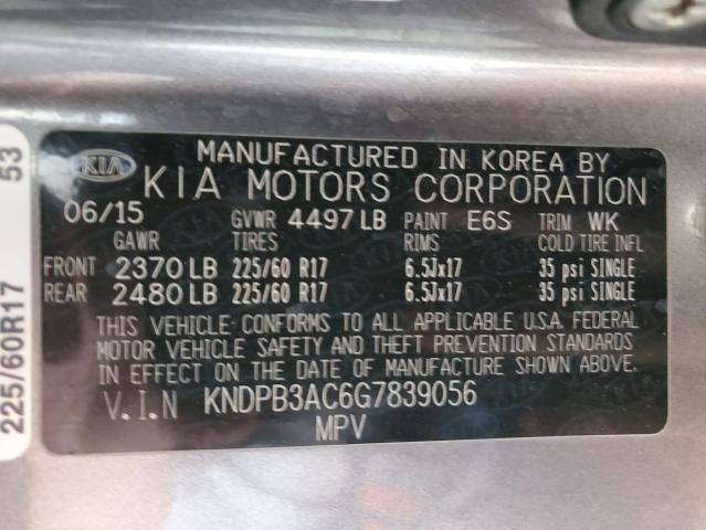 2016 KIA SPORTAGE L - KNDPB3AC6G7839056