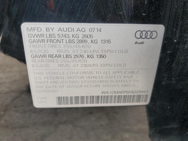 2015 AUDI Q5 TDI PRE - WA1CMAFP5FA026943