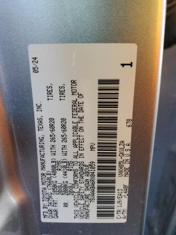 2024 TOYOTA SEQUOIA SR 7SVAAABA6RX041059