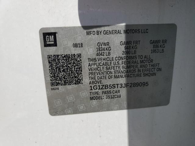 2018 CHEVROLET MALIBU LS - 1G1ZB5ST3JF289095