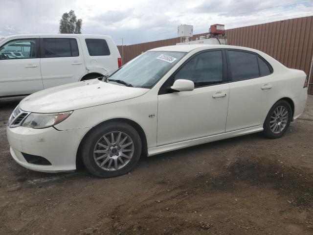 SAAB 9-3 2008 white  gas YS3FB49Y081014712 photo #1