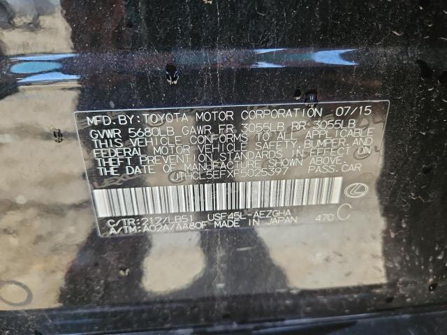 2015 LEXUS LS 460 - JTHCL5EFXF5025397
