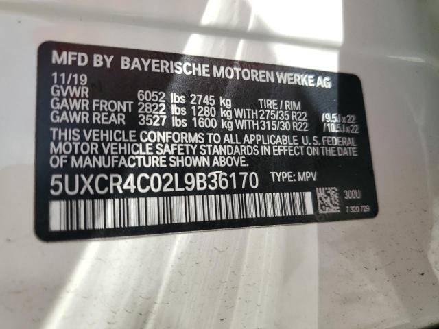 2020 BMW X5 SDRIVE - 5UXCR4C02L9B36170
