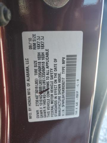 2019 HONDA ODYSSEY EX - 5FNRL6H76KB036217