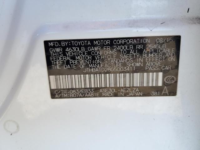 2016 LEXUS IS 200T - JTHBA1D28G5003411