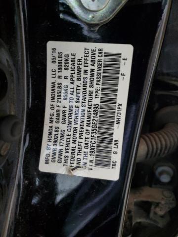 2016 HONDA CIVIC EX - 19XFC1F35GE214895
