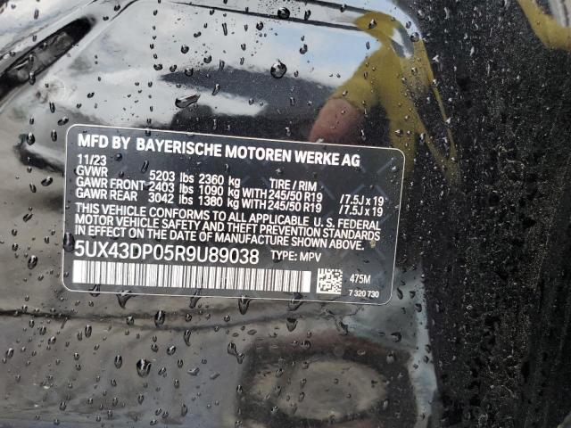2024 BMW X3 SDRIVE3 5UX43DP05R9U89038