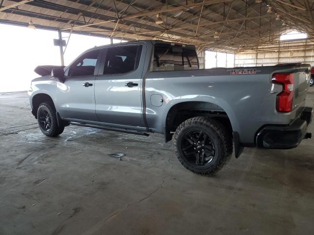 CHEVROLET SILVERADO 2021 gray  gas 1GCPYFED0MZ286634 photo #3