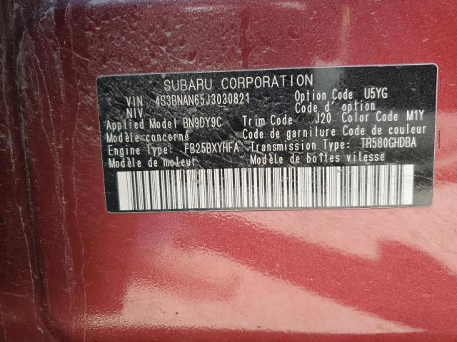 2018 SUBARU LEGACY 2.5 - 4S3BNAN65J3030821