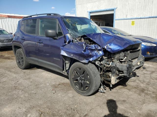 Vin: zaccjbab2jph58620, lot: 52049295, jeep renegade sport 20184