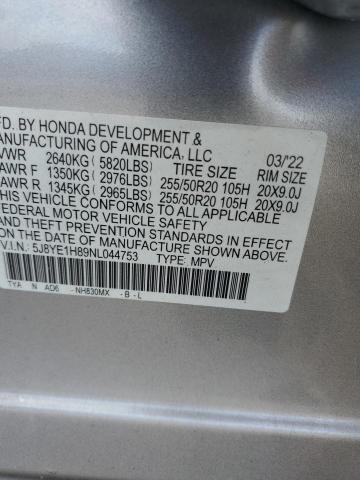 2022 ACURA MDX ADVANC - 5J8YE1H89NL044753
