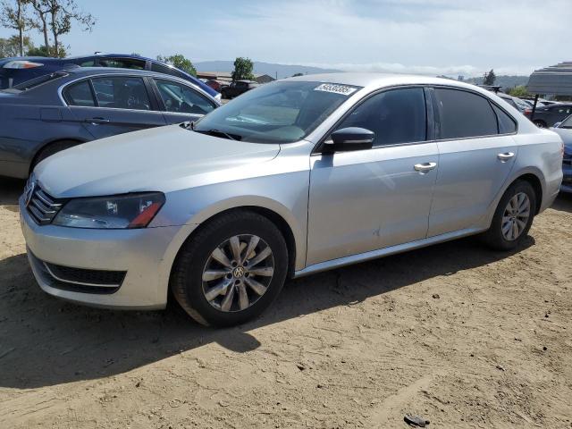 VOLKSWAGEN PASSAT S 2012 silver  gas 1VWAP7A39CC018594 photo #1