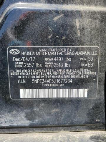 2018 HYUNDAI SONATA SPO - 5NPE34AF5JH677234