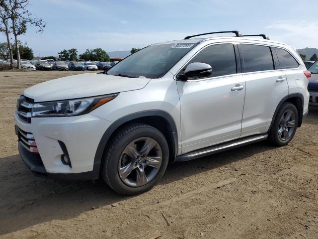 TOYOTA HIGHLANDER 2019 white  gas 5TDDZRFH8KS932410 photo #1