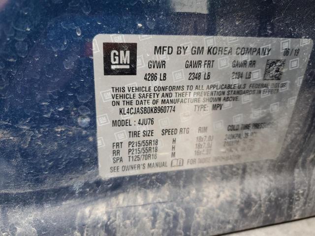 2019 BUICK ENCORE PRE - KL4CJASB0KB960774