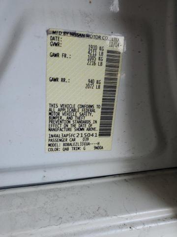 2015 NISSAN ALTIMA 2.5 - 1N4AL3AP5FC215041