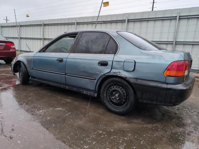 HONDA CIVIC LX 1997 blue  gas 2HGEJ6579VH557019 photo #3