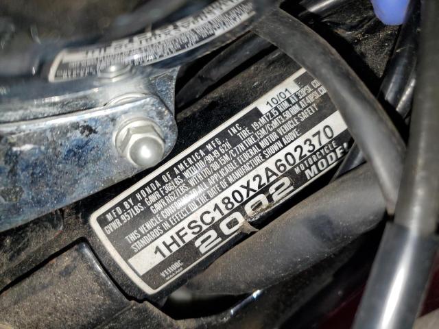 2002 HONDA VT1100C 1HFSC180X2A602370