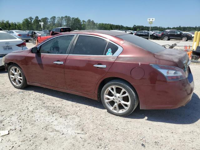 NISSAN MAXIMA S 2012 maroon sedan 4d gas 1N4AA5AP7CC805464 photo #3