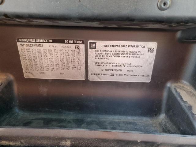 2015 GMC SIERRA K25 - 1GT120E85FF168736